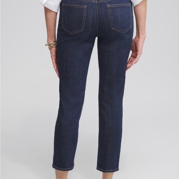 Chico the so slimming girlfriend crop Jean size 16 - Picture 3 of 15